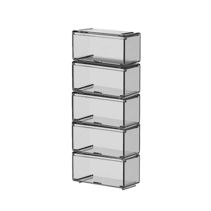 Miniature ShowBox Clear – Gray/Orange Frame (1:64 Collector Case)
