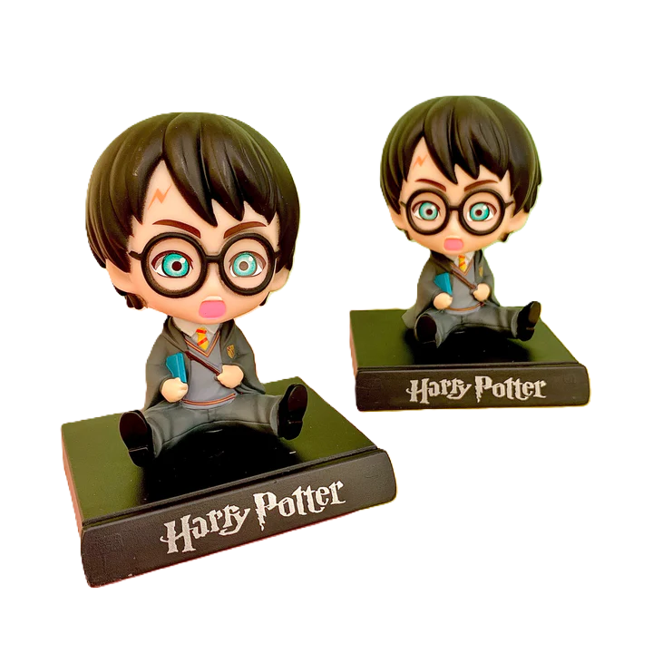 Super Hero Action Figure Limited Edition Bobblehead with Mobile Holder for Car Dashboard, Office Desk & Study Table