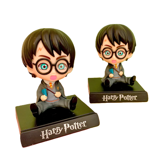 Super Hero Action Figure Limited Edition Bobblehead with Mobile Holder for Car Dashboard, Office Desk & Study Table
