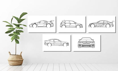 Silhoutte of Volkswagen Polo
