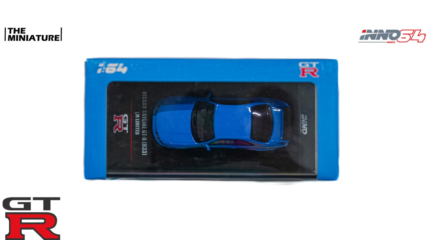 Inno64 1:64 Nissan Skyline GT-R (R33) LM Limited - Blue