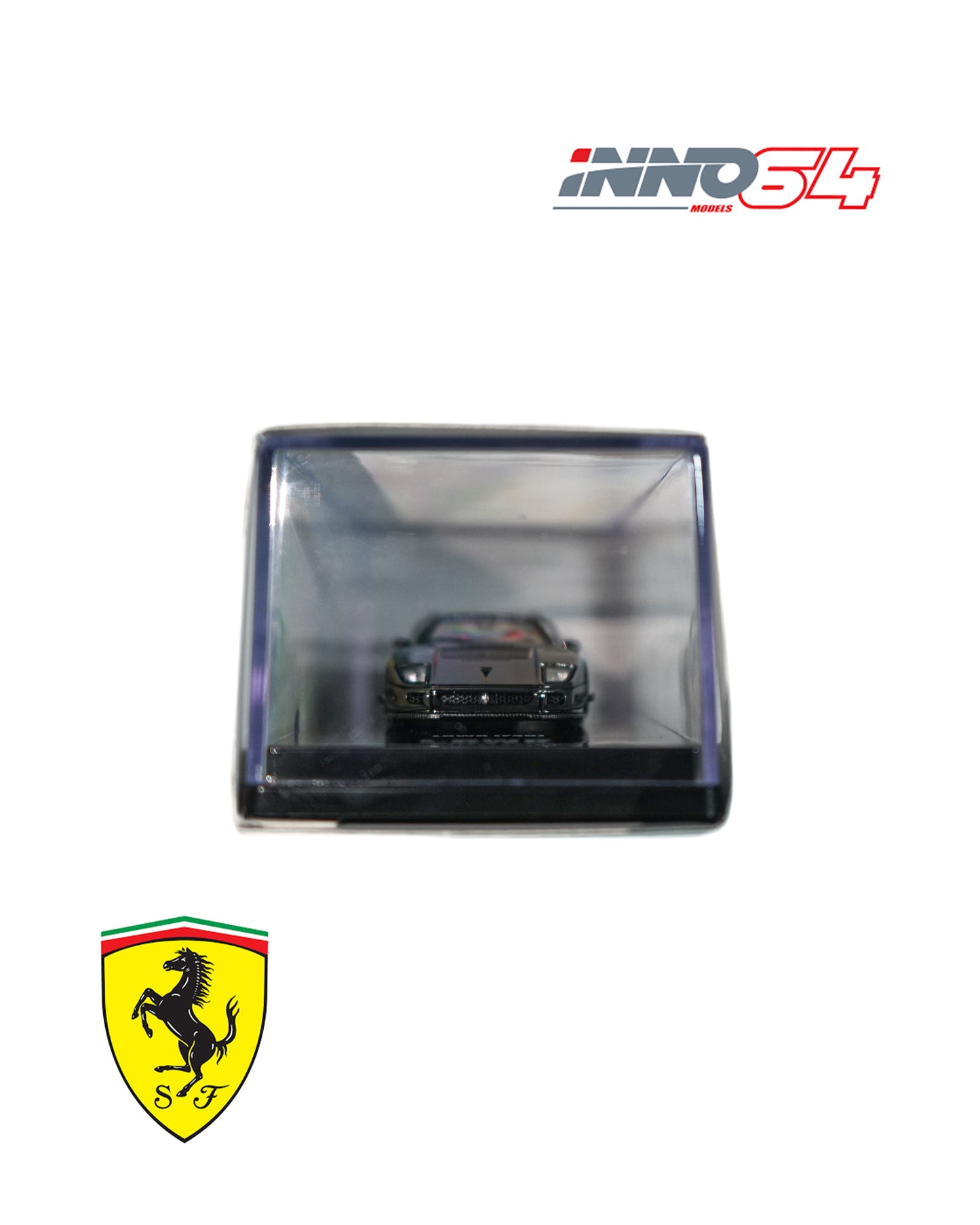 INNO 64 Ferrari F40 LBWK  1:64 Black Chrome