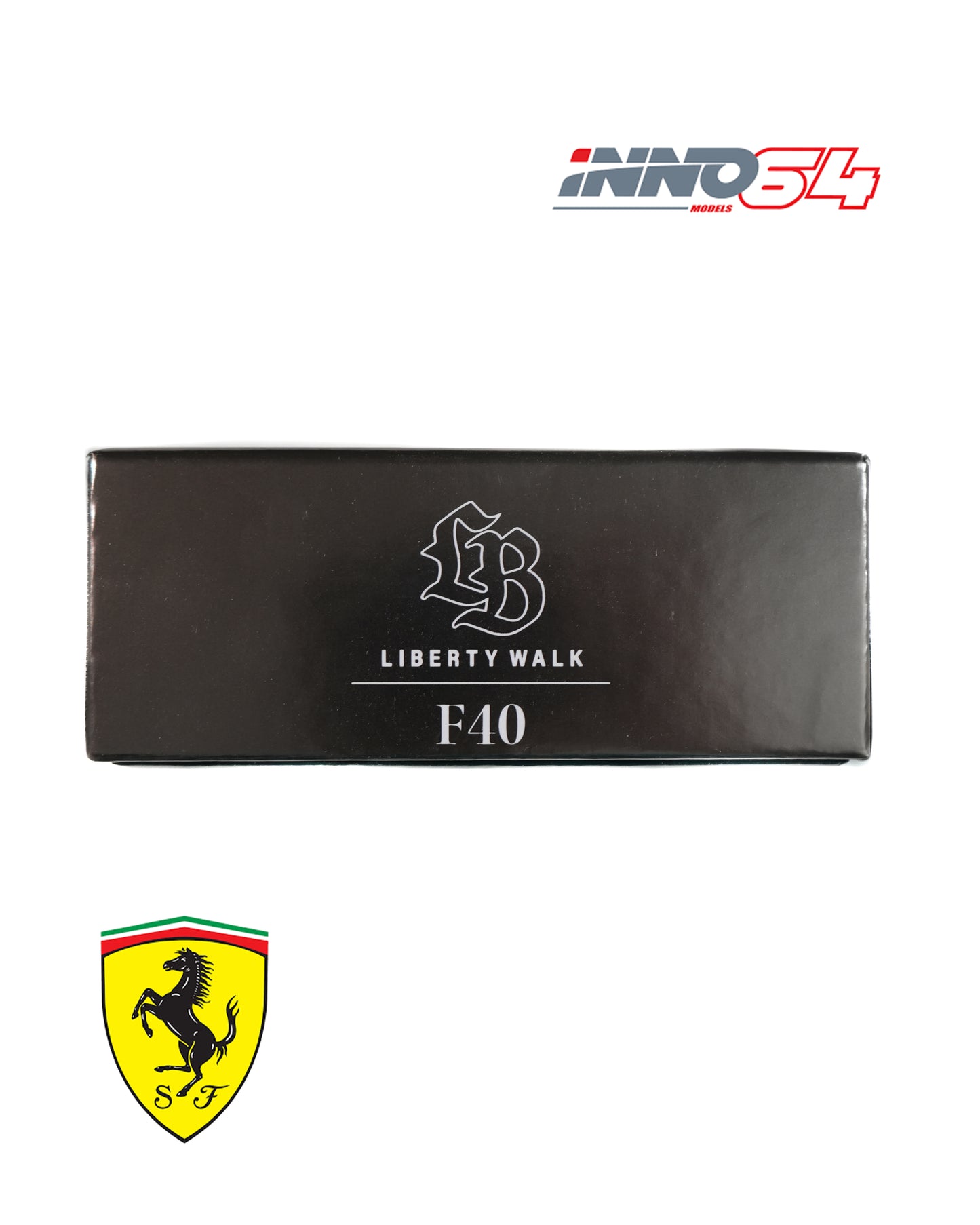 INNO 64 Ferrari F40 LBWK  1:64 Black Chrome