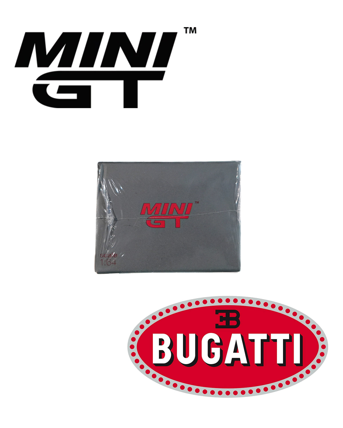 MiniGT 1:64 Bugatti EB110 - Maroon - Serial #806