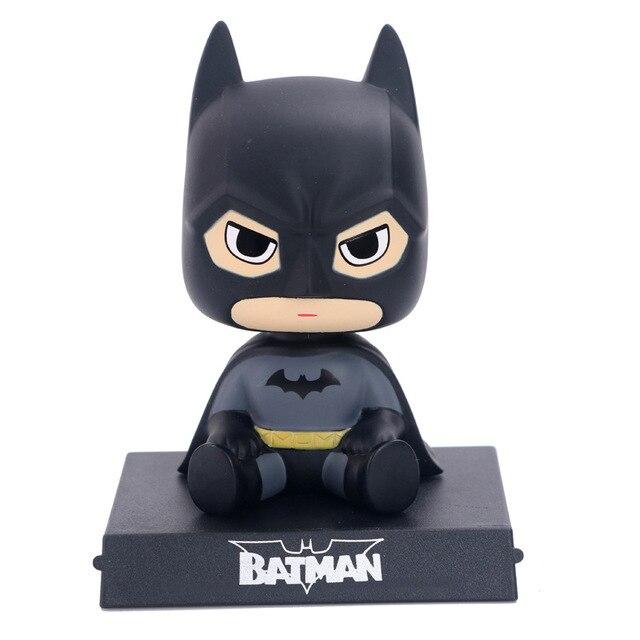 Super Hero Action Figure Limited Edition Bobblehead with Mobile Holder for Car Dashboard, Office Desk & Study Table
